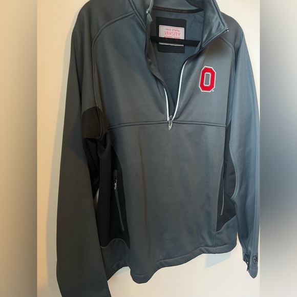 Ohio State Varsity Authentic Apparel MEN’s Long Sleeve Hoodie Pullover Medium - Picture 7 of 10